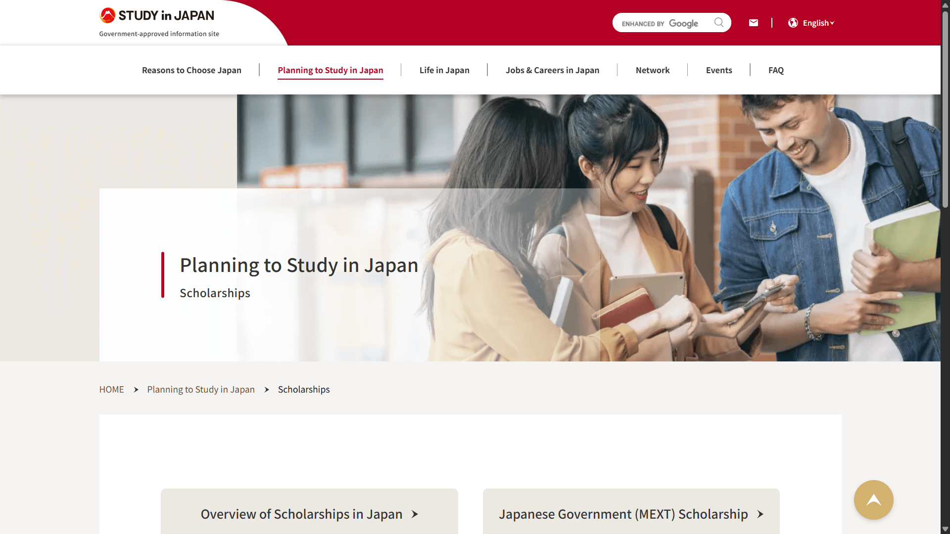 Study in Japan (MEXT & JASSO)